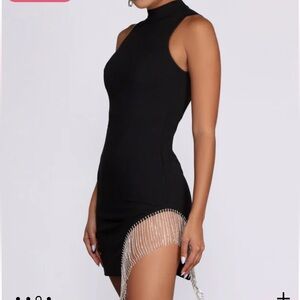 Windsor Get It Together Mock Neck Mini Dress